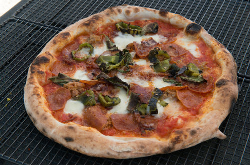 Wood-Fired Pizza Capricciosa